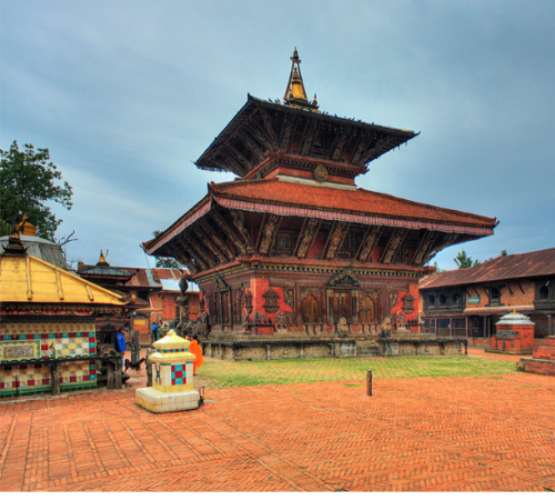 Historical places of Nepal.